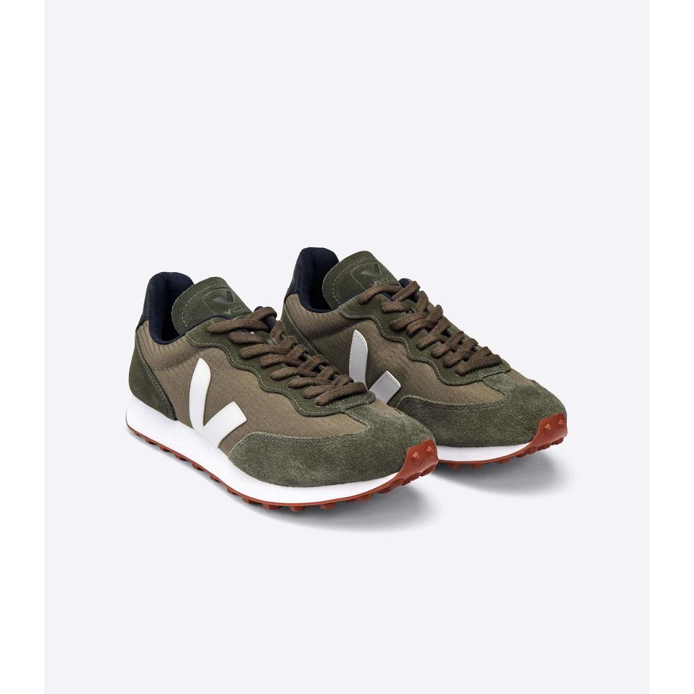 Veja RIO BRANCO RIPSTOP Men's Running Shoes Olive | NZ 165RVD